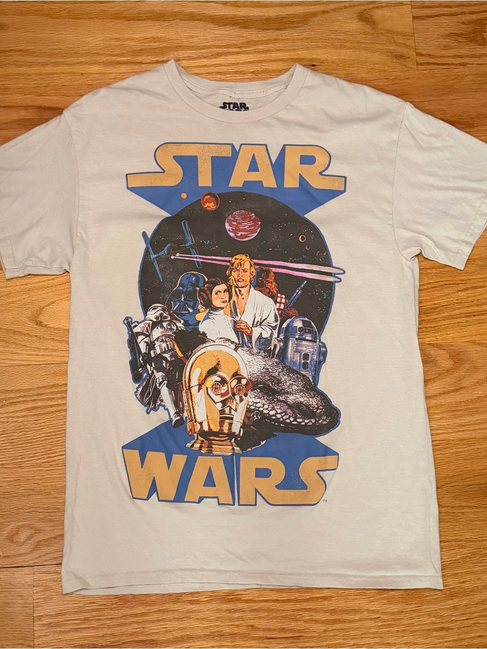 Mad Engine Star Wars Graphic T-Shirt Size M Original Trilogy Poster